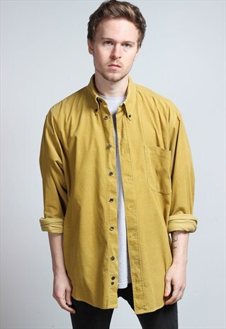 VINTAGE OVERSIZED CORDUROY SHIRT
