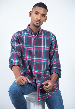 VINTAGE 80S CLASSIC POLO RALPH LAUREN SHIRT / S2586
