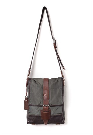 VINTAGE DOLCE & GABBANA SHOULDER CROSSBODY BAG NYLON GREEN