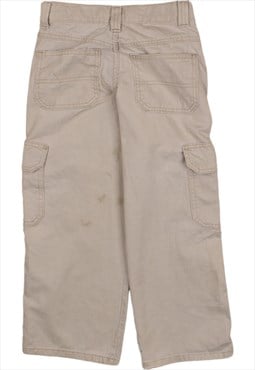 Wrangler 90's Cargo Pockets Trousers / Pants 26 Beige Cream