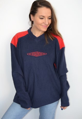 90'S UMBRO VINTAGE FLEECE SWEATSHIRT/JUMPER