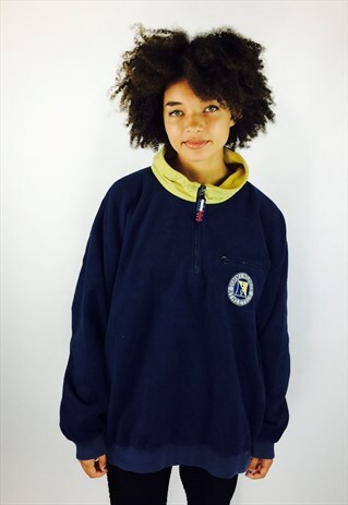 TOMMY HILFIGER BIG LOGO 90S FLEECE JACKET