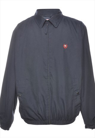 VINTAGE CHAPS CASUAL NAVY JACKET - L