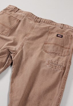 Vintage Dickies Denim Jeans in Brown Carpenter Trousers W44