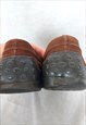 VINTAGE BROWN SUEDE TOD'S LOAFERS MOCCASINS, SIZE 9.5