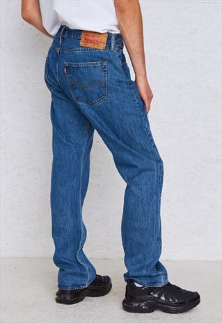 VINTAGE BLUE LEVI'S 501 FIT DENIM JEANS