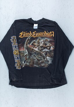 90s Black Blind Guardian Graphic T-Shirt - VTG0041