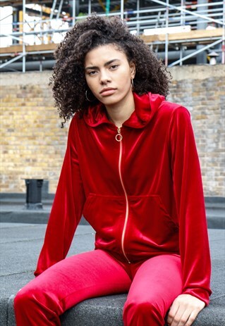 RED VELVET HOODIE