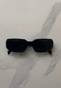 Black Jewel Inspired Oversized Sunglasses