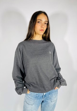 Vintage Size L Champion Sweatshirt in Grey
