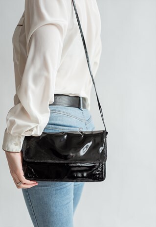 VINTAGE 90S GRUNGE MINIMAL VINYL BAG