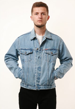 90S VINTAGE TEDDY'S OLDSCHOOL DENIM JACKET 15008