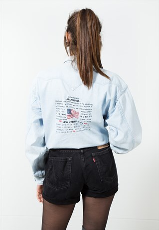 VINTAGE LEVI'S DENIM SHIRT / S5353