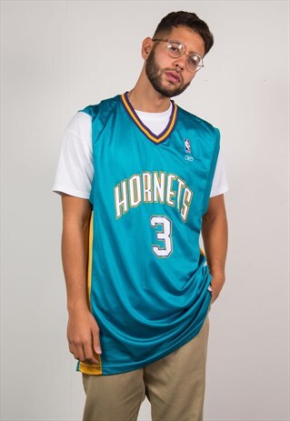 REEBOK NBA BASKETBALL JERSEY VEST NEW ORLEANS HORNETS