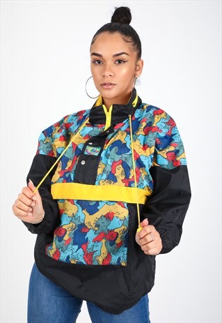 VINTAGE UNBRANDED WINDBREAK JACKET J1138