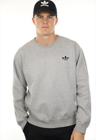 VINTAGE ADIDAS ORIGINALS SMALL LOGO SWEATSHIRT JUMPER