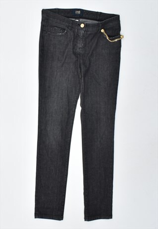 VINTAGE 90'S CAVALLI JEANS STRAIGHT BLACK
