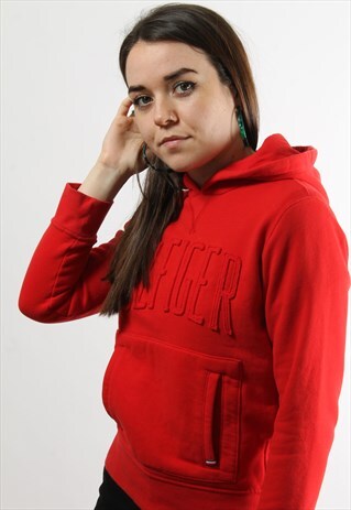 VINTAGE TOMMY HILFIGER SPELL OUT HOODIE