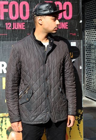 VINTAGE 90S QUILTED PADDED BARBOUR JACKET