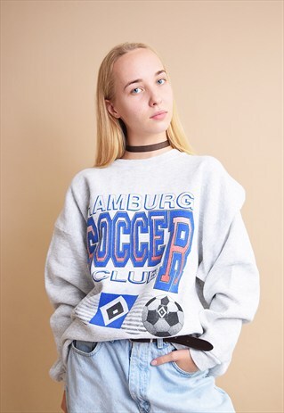 90'S COZY NORMCORE OVERSIZED NEUTRAL SLOUCHY JUMPER TOP