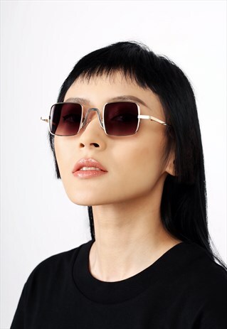 GRAPE SODA SQUARE SUNGLASSES