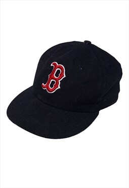 Vintage MLB New Era Boston Red Sox Navy Snapback Cap Womens