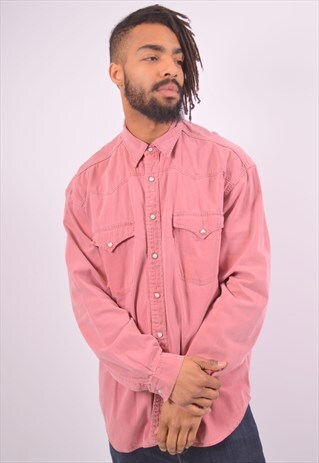 VINTAGE LEVI'S DENIM SHIRT PINK