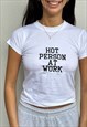 HOT PERSON AT WORK BABY TEE
