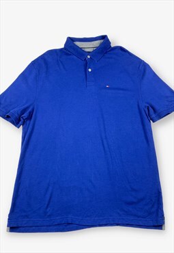 Vintage TOMMY HILFIGER Polo Shirt Blue XL BV17952