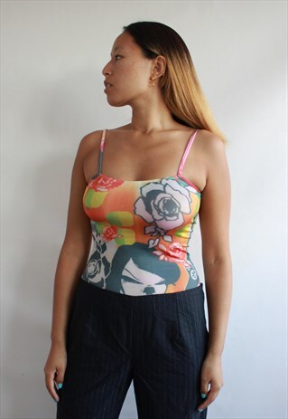 Y2K PRINT TANK TOP