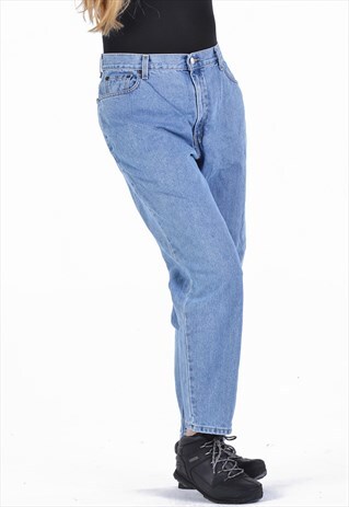 LEVI'S 550 HIGH WAISTED DENIM JEANS