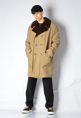 VINTAGE 70S BEIGE TRENCH COAT