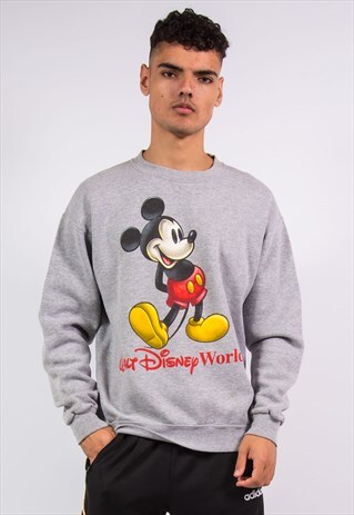 VINTAGE 90'S DISNEY SWEATSHIRT MICKEY MOUSE PRINT