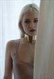  HONEY BRASS CHOKER NECKLACE XL