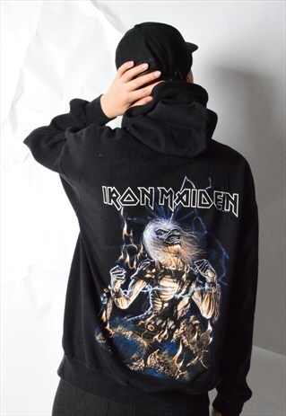 BLACK IRON MAIDEN BAND HOODIE