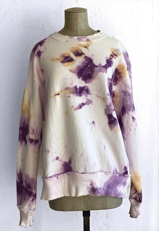 CUSTOM CHAMPION VINTAGE WASH TIE DYE SWEATSHIRT