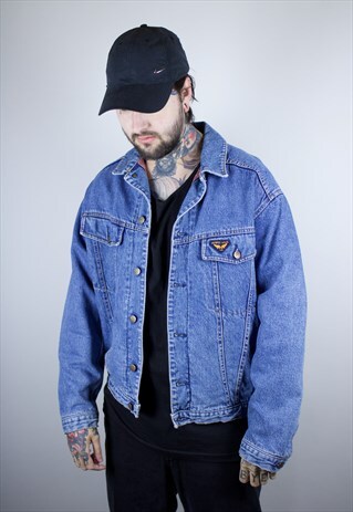 RARE VINTAGE AVIREX BLANKET LINED DENIM JACKET