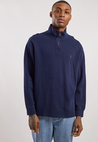 VINTAGE RALPH LAUREN 1/4 ZIP SWEATSHIRT