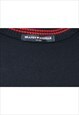 VINTAGE NAVY JUMPER - L