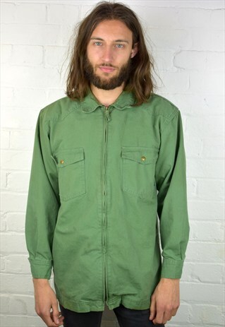 VINTAGE 90'S ZIP-UP SHIRT