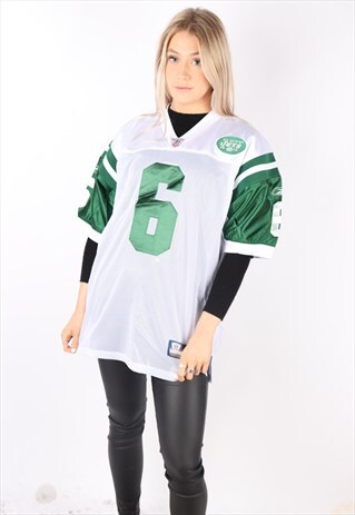 BNWT REEBOK JERSEY NEW YORK JETS SHIRT TOP FOOTBALL SANCHEZ