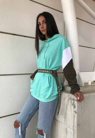 COLOUR BLOCK HOODIE