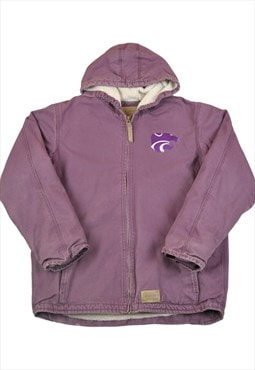 Vintage Active Jacket Sherpa Lined Purple Ladies Small