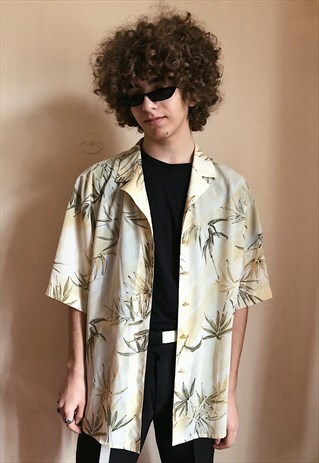 VINTAGE PASTEL FLORAL PATTERNED SHIRT