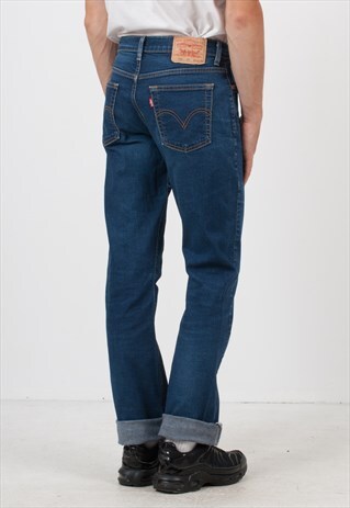 VINTAGE BLUE LEVI'S 586 FIT DENIM JEANS