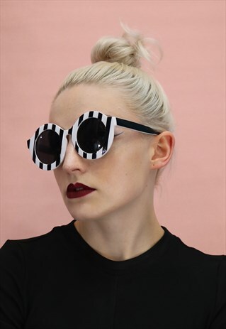 MONOCHROME OVERSIZED SUNGLASSES
