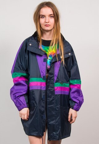 VINTAGE 90'S CAGOULE WINDBREAKER JACKET FESTIVAL
