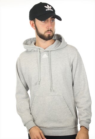 VINTAGE ADIDAS LOW KEY LOGO HOODIE SWEATSHIRT
