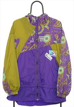 Vintage Nike Fitness 90s Purple Windbreaker Jacket Womens