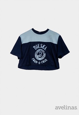 VINTAGE 80S DIESEL SPORT CROP T-SHIRT / S3099